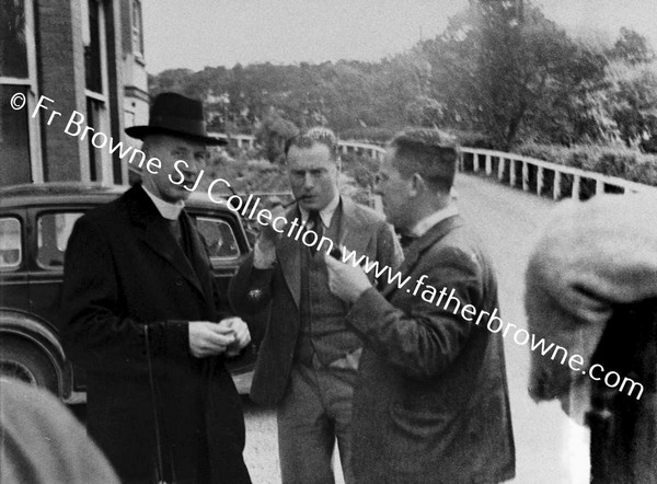 WHIT SUNDAY, MR EUGENEN DAVY WITH FRS P.G.KENNEDY S.J. & PETER DUNNE S.J.